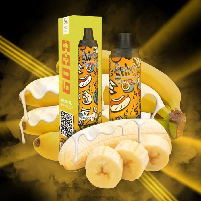 Fumot RandM Vape | RandM Tornado 00P2280 6000 Airflow Control Vape Pod Gerät 1St Pina Colada Rum